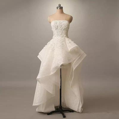Strapless Hi Low Prom Dress Evening Dress,BW93330