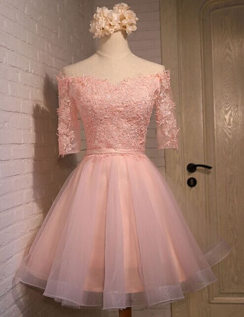 pink semi formal dresses juniors