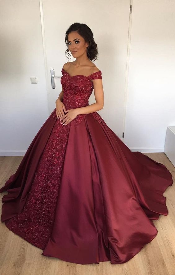 Charming Liques Burgundy Wedding Dress Y Ball Gown Charming Liques Burgundy Wedding Dress Y Ball Gown Dresses Formal Bridal