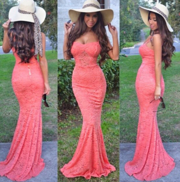 Watermelon Long Dress