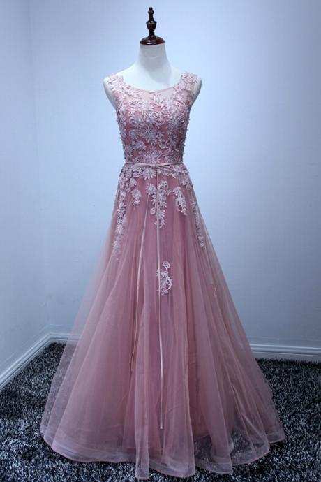 High Quality Prom Dress,Tulle Prom Dress,A-Line Prom Dress,Appliques Prom Dress,PD1700187