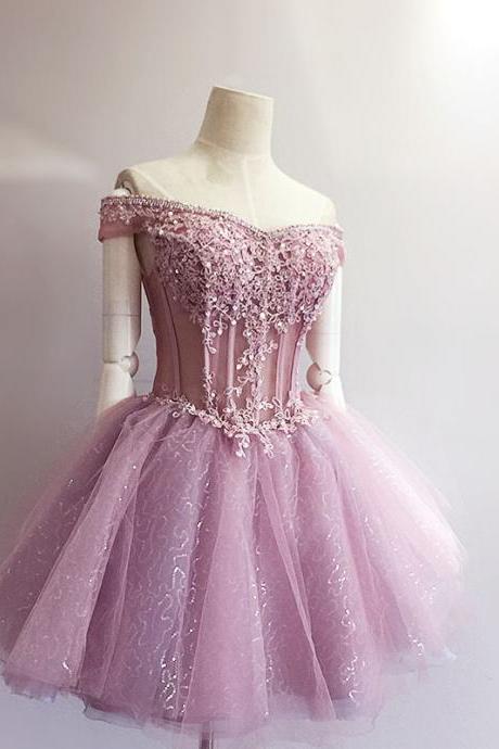 Charming Homecoming Dress,Appliques Homecoming Dress,Organza Homecoming Dress, Short Homecoming Dress,PD1700309