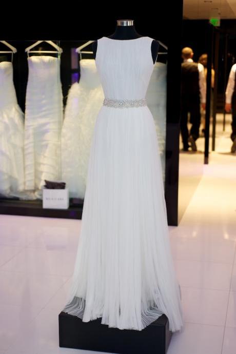 Charming Bridesmaid Dress,A-Line Bridesmaid Dress,Tulle Bridesmaid Dress,Brief Floor Prom Dress,PD1700404