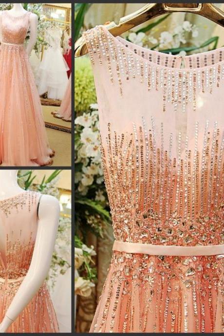 Charming Prom Dress,Tulle Prom Dress,Beading Prom Dress,A-Line Evening Dress,PD160835