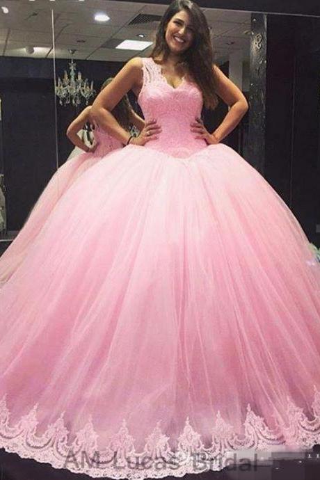 Prom Dress,Ball Gown Prom Dress,V-neck Prom Dress,Gorgeous Prom Dress,Stunning prom Dress, Custom Prom Dress,Handmade Prom Dress,PD913